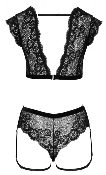 Cottelli lingerie Top and Crotchless Briefs L Seksuali liemenėlė &ndash; nuotrauka 6