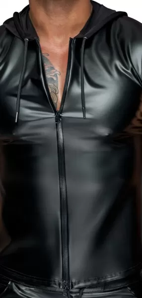 Noir Hoodie xl seksualūs vyri&scaron;ki mar&scaron;kinėliai &ndash; nuotrauka 5