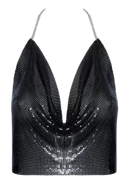 Cottelli accessoires Metal Top black Teminis kostiumas &ndash; nuotrauka 6