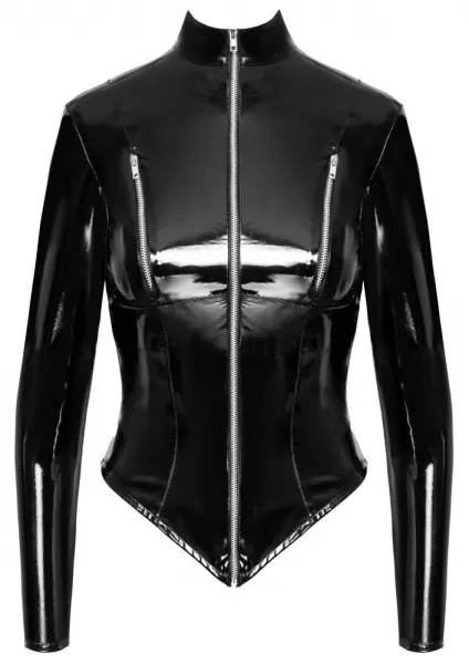 Black Level Vinyl Jacket Zips xl Seksuali lateksinė apranga &ndash; nuotrauka 8