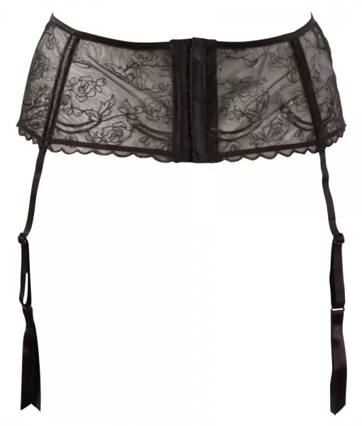 Cottelli lingerie Suspender Belt black xl Plius dydžio seksuali apranga &ndash; nuotrauka 5