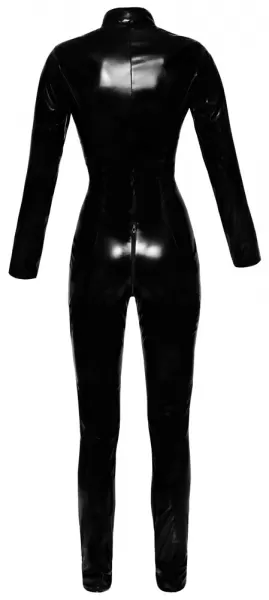 Black Level Vinyl Jumpsuit long L Seksuali lateksinė apranga &ndash; nuotrauka 8