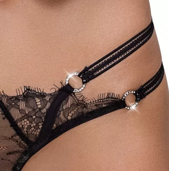 Cottelli lingerie Crotchless String M/L kelnaitės, stringai &ndash; nuotrauka 5