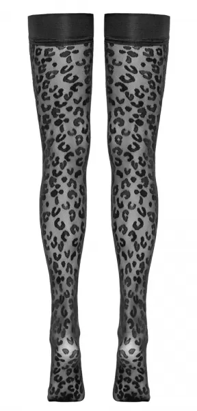 Cottelli legwear Hold up stockings leo 5 Prisegamos kojinės &ndash; nuotrauka 6