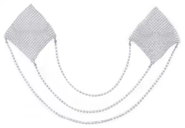 Cottelli accessoires Nipple Jewellery silver Seksuali juvelyrika &ndash; nuotrauka 6
