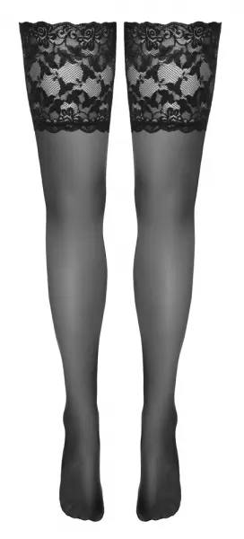 Cottelli legwear HoldUps black 2 Prisegamos kojinės &ndash; nuotrauka 7