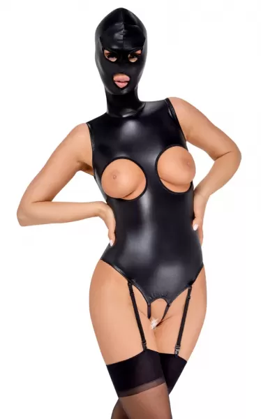 Bad Kitty Body & Mask M Seksuali lateksinė apranga &ndash; nuotrauka 3