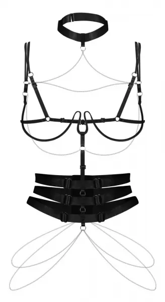 Obsessive obsp Harness S-L Seksuali liemenėlė &ndash; nuotrauka 7