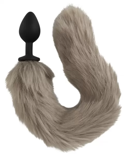 You2Toys Fluffy Tail Grey Analinis kai&scaron;tis &ndash; nuotrauka 3