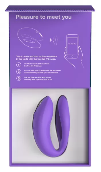 We-Vibe Sync O Bright Purple vibratorius poroms &ndash; nuotrauka 16