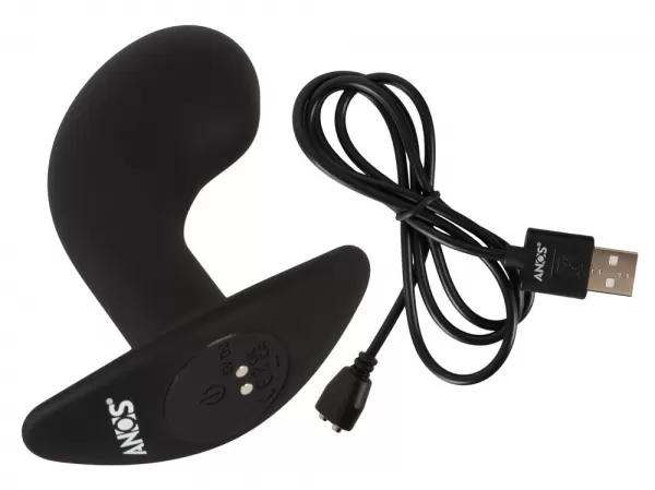 Anos Big Head Prostate Plug Vibruojantis analinis dildo &ndash; nuotrauka 11