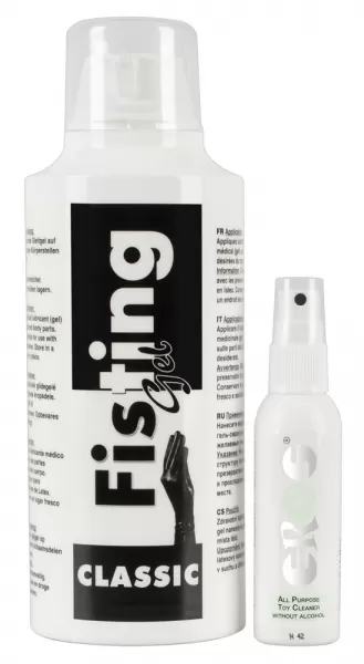 Fisting Gel 500 ml + Cleaner lubrikanto ir sekso žaislų valiklio rinkinys &ndash; nuotrauka 2