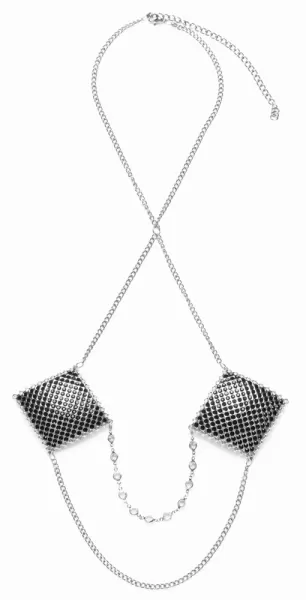 Cottelli accessoires Nipple Jewellery silver chain Seksuali juvelyrika &ndash; nuotrauka 6
