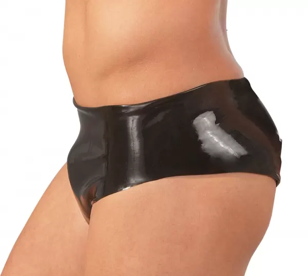 Late X Latex Men's Briefs black M/L vyri&scaron;ka lateksinė apranga &ndash; nuotrauka 2
