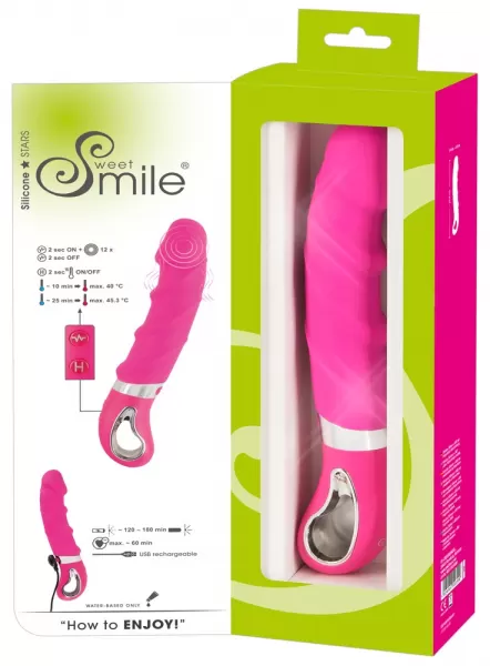 Sweet Smile Warming Soft Vibra &scaron;ylantis vibratorius &ndash; nuotrauka 10