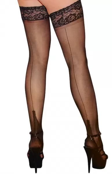 Cottelli legwear Hold-up Stockings 1 Prisegamos kojinės &ndash; nuotrauka 3