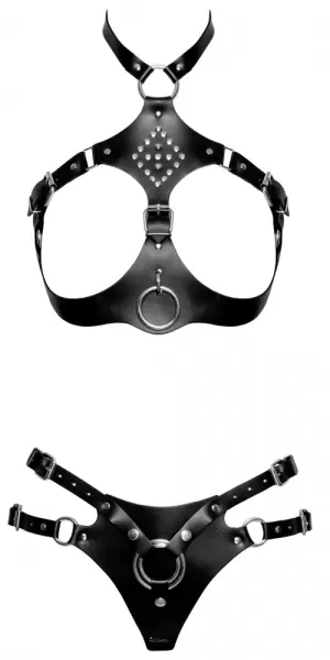 Zado Leather Harness Set L/XL Seksuali lateksinė apranga &ndash; nuotrauka 6