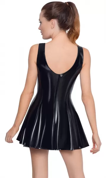 Black Level Vinyl Dress black xs Seksuali lateksinė apranga &ndash; nuotrauka 5