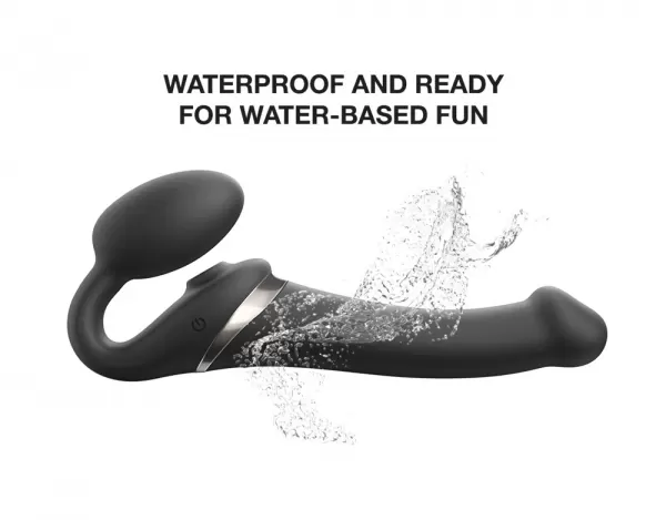Strap-On-Me Multi Orgasm Bendable S Black Strap-on dildo &ndash; nuotrauka 6