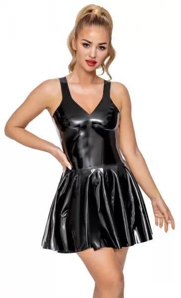 Late X Latex Mini Dress 2XL Seksuali lateksinė apranga &ndash; nuotrauka 2