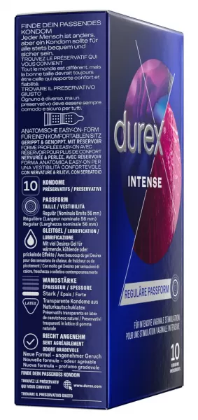 Durex Intense Orgasmic x 10 Stimuliuojantys prezervatyvai &ndash; nuotrauka 7