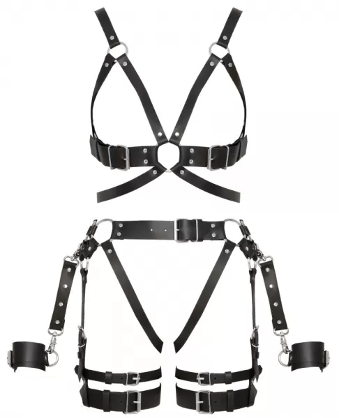 Zado Leather Harness Set L/XL Seksuali lateksinė apranga &ndash; nuotrauka 7