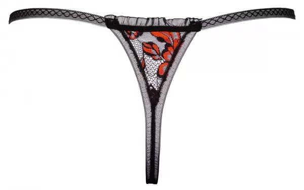 Cottelli lingerie Crotchless String Pearl M/L kelnaitės, stringai &ndash; nuotrauka 6