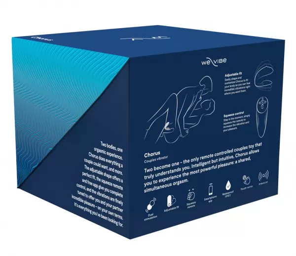 Chorus by We-Vibe Cosmic Blue vibratorius poroms &ndash; nuotrauka 15