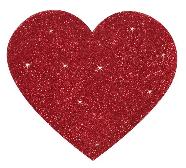 Cottelli Collection Nipple Stickers Heart erotinė dovana &ndash; nuotrauka 4