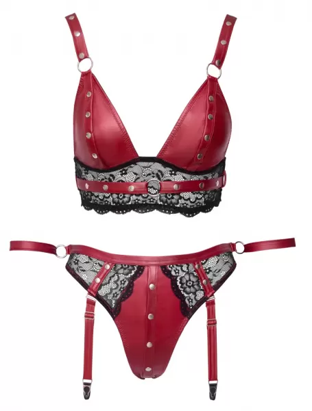 Braletės ir kelnaičių komplektas Bra Set Bondage S &ndash; nuotrauka 6