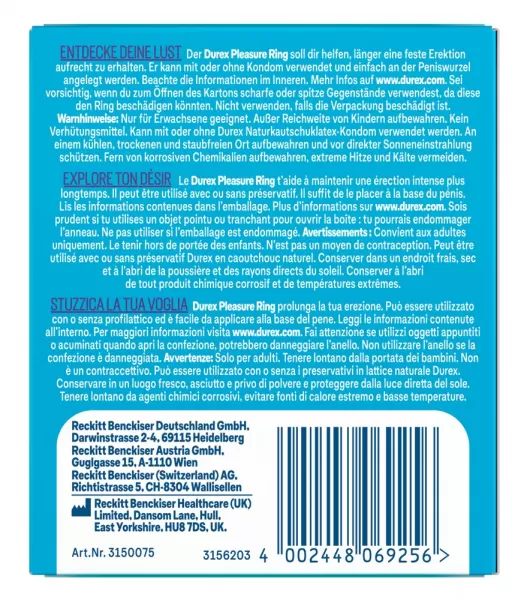 Durex Pleasure Ring penio žiedas &ndash; nuotrauka 5