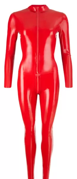 Late X Latex Catsuit red xs Seksuali lateksinė apranga &ndash; nuotrauka 5