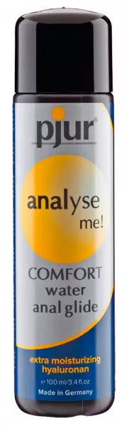 Pjur analyse me! comfort glide100ml Analinis lubrikantas vandens pagrindu &ndash; nuotrauka 2
