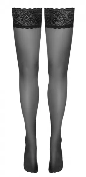 Cottelli legwear Hold-ups black 2 Prisegamos kojinės &ndash; nuotrauka 8