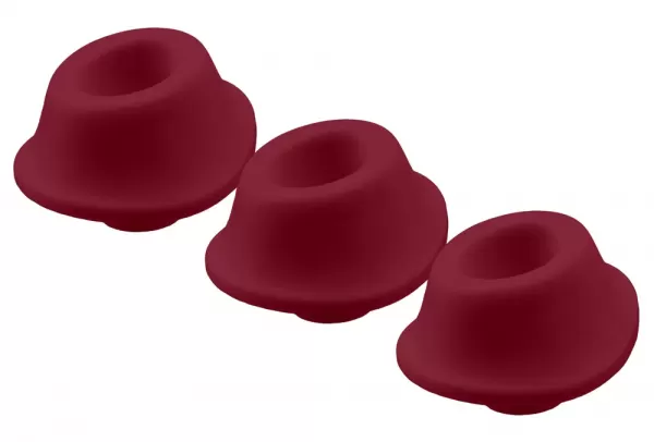 Womanizer W-Heads 3x Bordeaux M Sekso žaislo priedas &ndash; nuotrauka 2