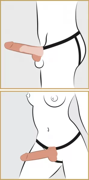 Fetish Fantasy 9inch Strap-O Strap-on dildo &ndash; nuotrauka 6