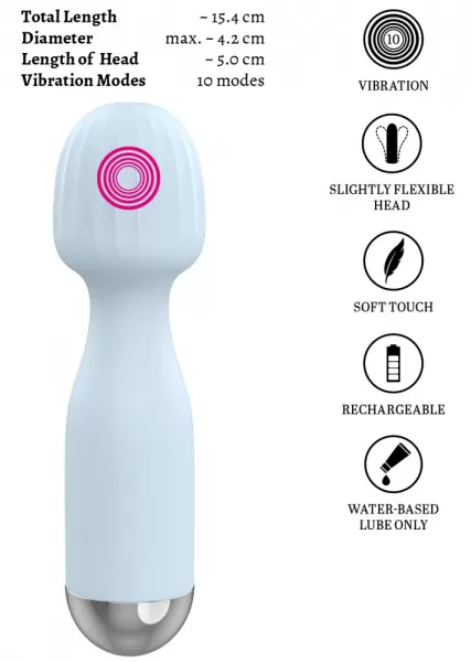 Beau coeur Vanyor Mini Wand Ma vibruojantis masažuoklis &ndash; nuotrauka 10