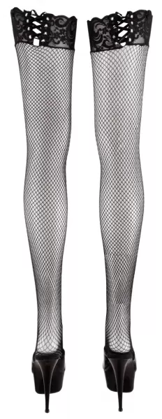 Cottelli legwear Net Stockings Lace M/L Prisegamos kojinės &ndash; nuotrauka 4