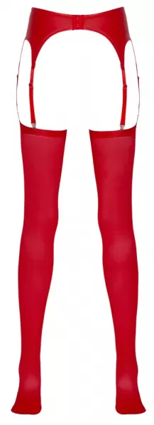 NO:XQSE Suspender Belt Red L/XL Seksuali liemenėlė &ndash; nuotrauka 7