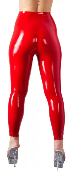 Late X Latex Leggings red xl Seksuali lateksinė apranga &ndash; nuotrauka 9