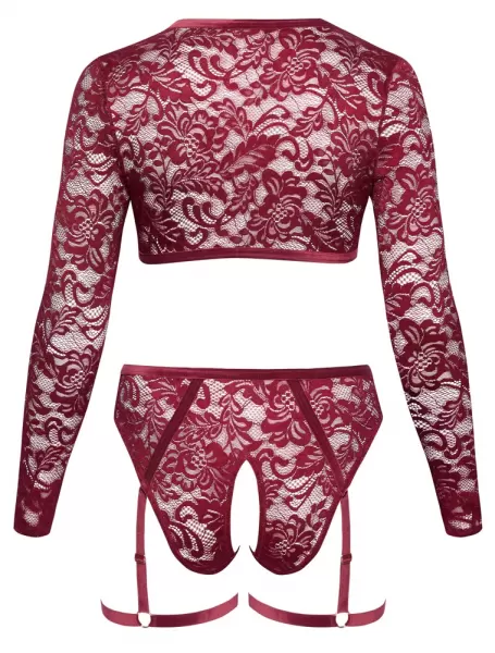 Cottelli curves Top and Briefs red 3XL Seksuali liemenėlė &ndash; nuotrauka 6