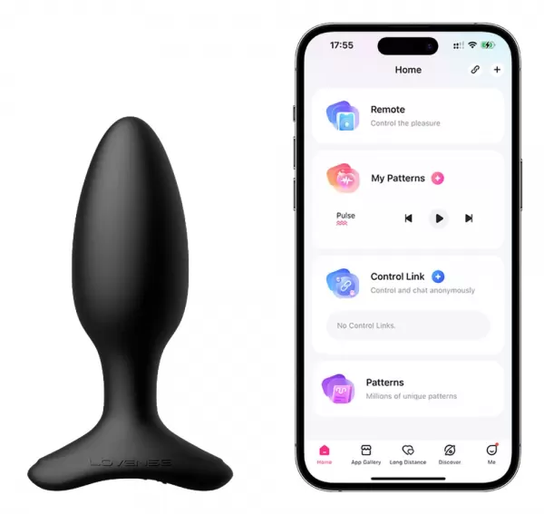 Lovense Hush 2 (1.5) Vibruojantis analinis dildo &ndash; nuotrauka 2