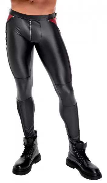 Nek Men's Pants Black/Red xl seksualios vyri&scaron;kos trumpikės &ndash; nuotrauka 2