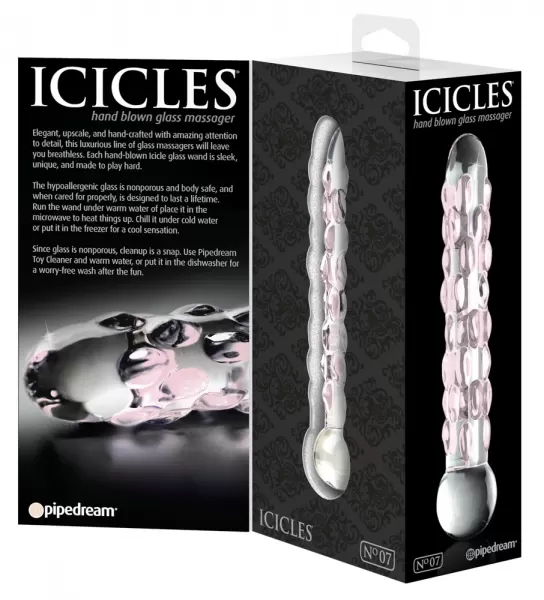 Icicles No. 7 stiklinis dildo &ndash; nuotrauka 4
