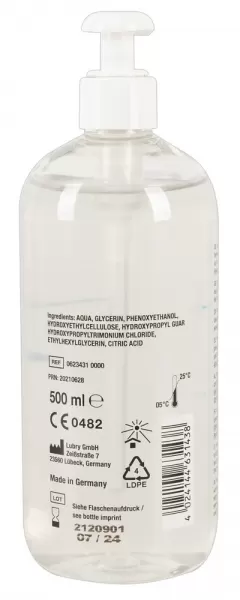Just Glide Anal 500 ml Analinis lubrikantas vandens pagrindu &ndash; nuotrauka 2