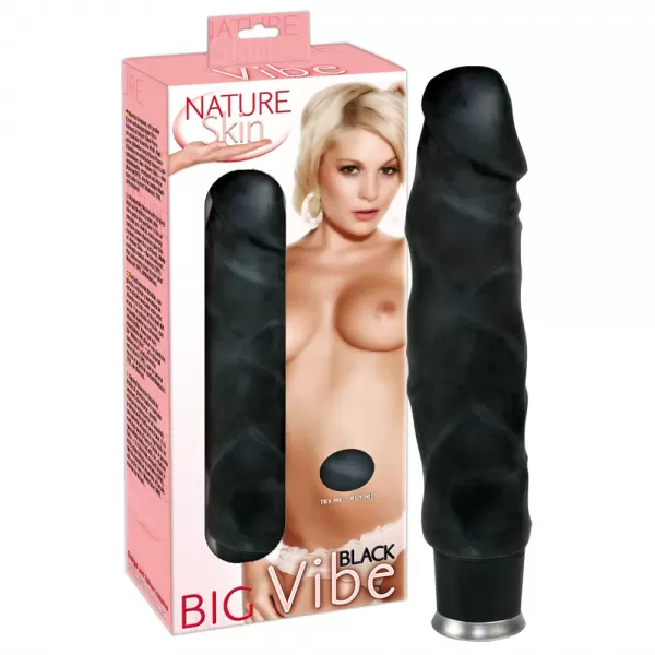 Nature Skin Big Vibe Black tikrovi&scaron;kas vibratorius &ndash; nuotrauka 10
