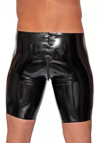 Late X Men's Latex Pants Zip M vyri&scaron;ka lateksinė apranga &ndash; nuotrauka 4
