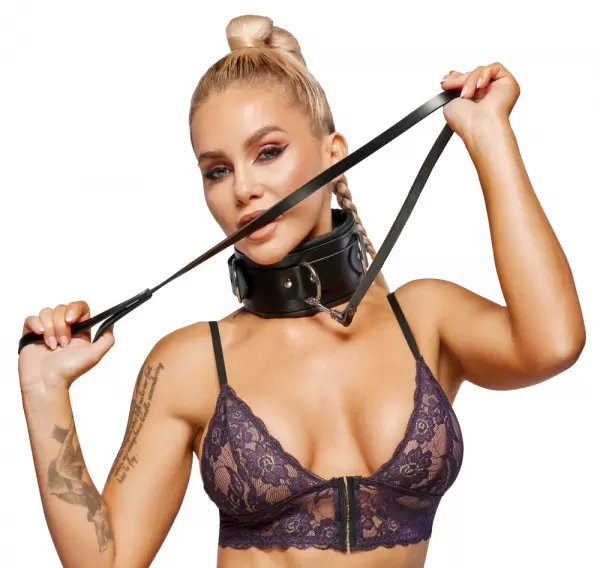Zado Leather Collar & Leash pančiai, virvė, antrankiai &ndash; nuotrauka 4