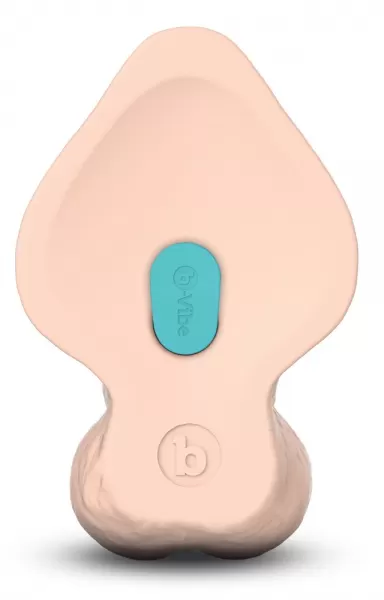 B-Vibe Slipskin Curved Cream Dildo ir falo imitatorius &ndash; nuotrauka 6