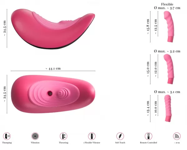 Vibepad ride-on baldas seksui &ndash; nuotrauka 16